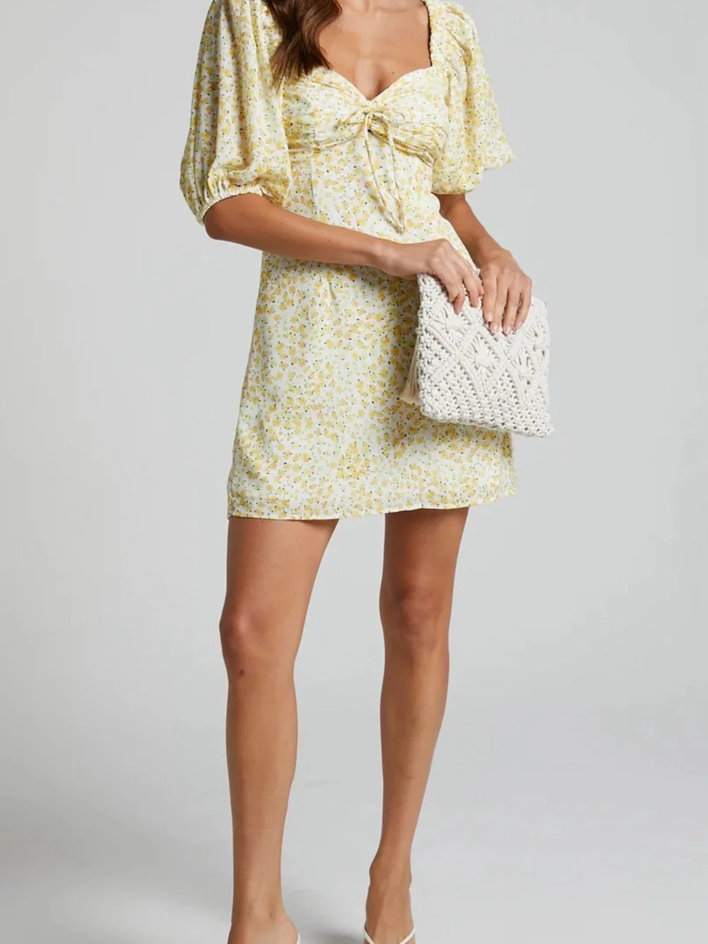 showpo yellow mini dress Rhenzy Mini Dress